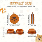 Foldable 2-in-1 Dog Bowl