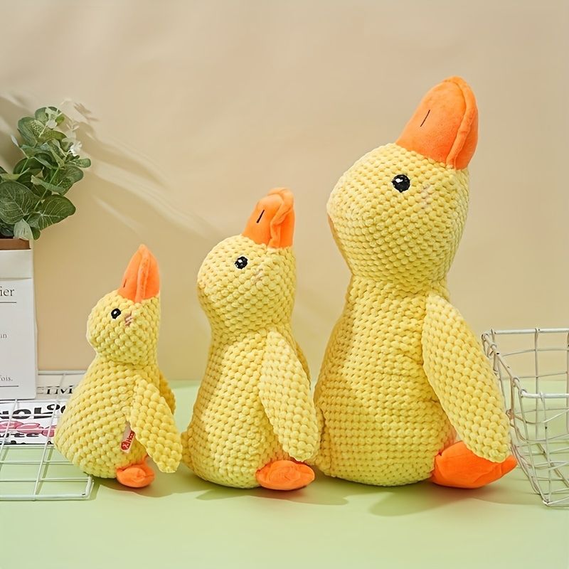 Interactive Duck Dog Toy Plush