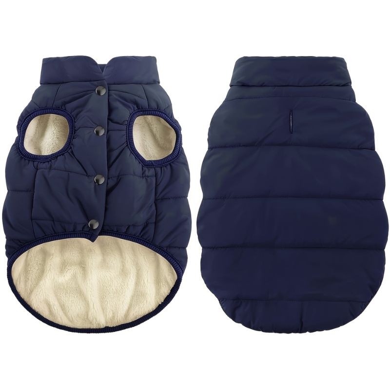 Winter Dog Vest Thick Warm