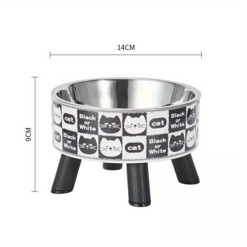 Elevated Cat Feeding Bowl with Stand