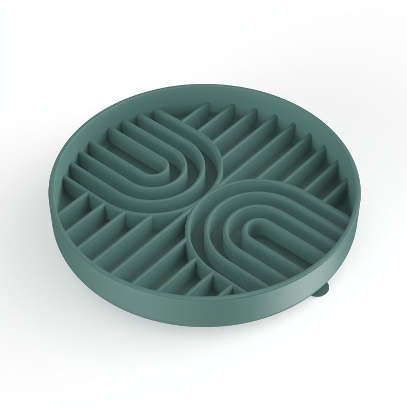 Slow Feeder Dog Bowl Textured Surface